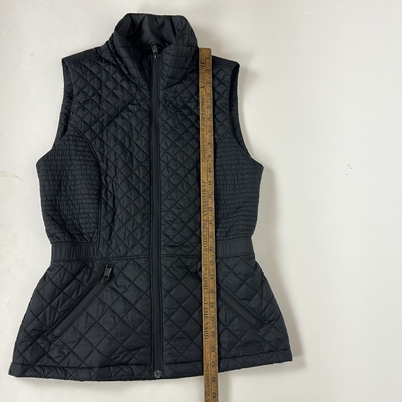 The North Face Womens Insulated Luna Vest Size S Black Quilted Zip Front Pockets - Picture 10 of 16